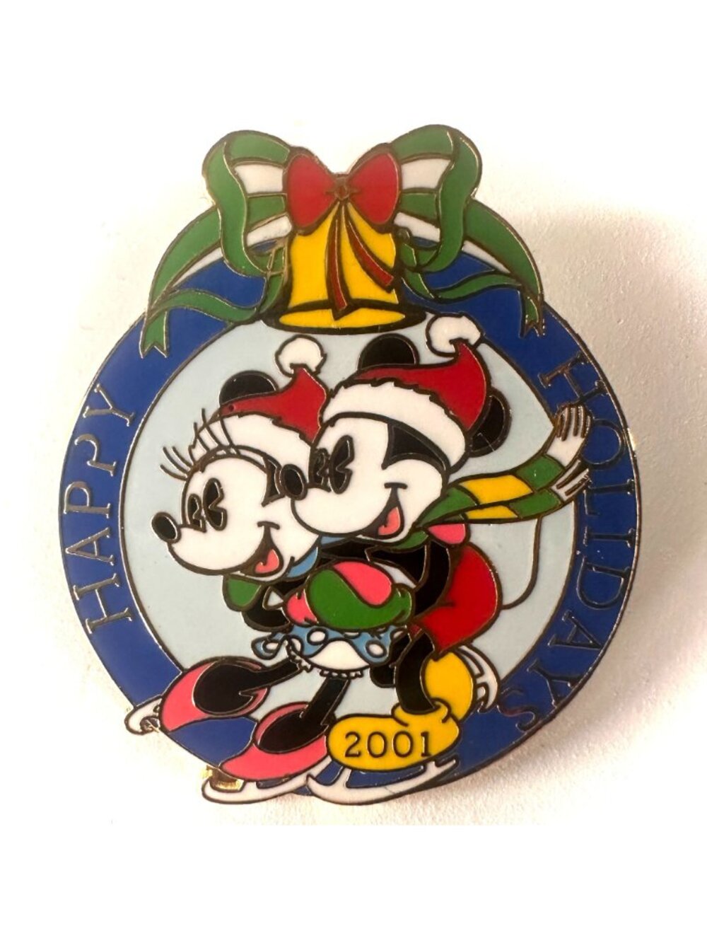 Disneyland Cast Exclusive Holiday Series 2001 Enamel Pin